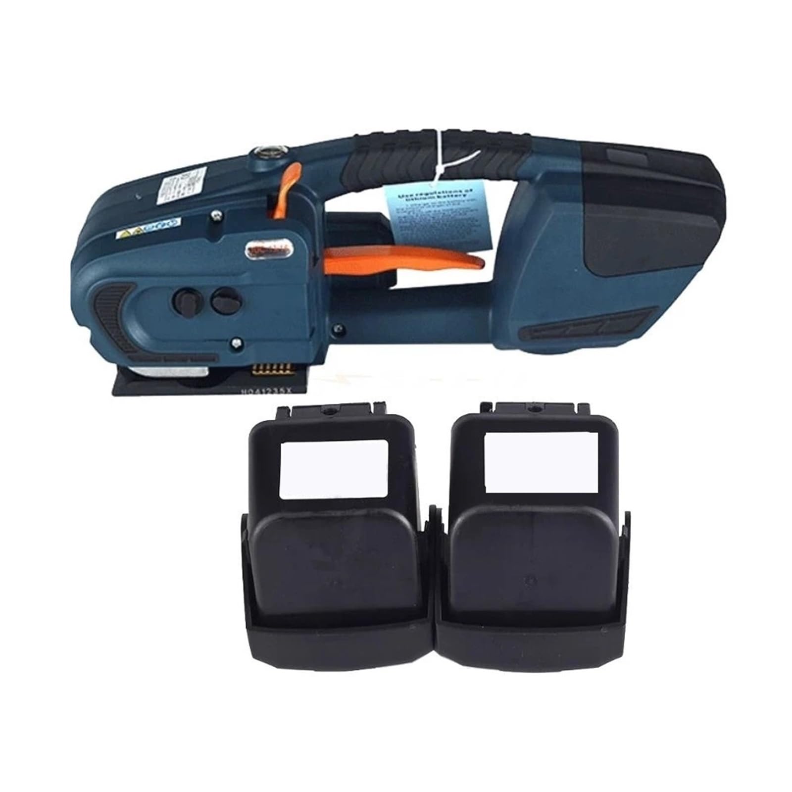 UMJIGF Electric Strapping Machine Electric Packer Steel Belt Portable Rechargeable Automatic Baler PP Plastic Hot Melt Free Buckle,