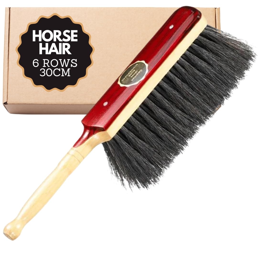 Premium Horsehair Brush Bricklayers, 30cm - Durable - 6 Rows