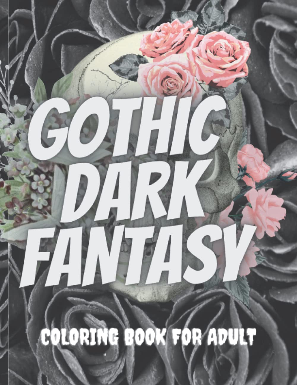 Gothic dark fantasy coloring book: Coloring book for adults with interesting gothic creatures to color (Spooky Scenes and Creepy Creatures: A Halloween Colorbook series)