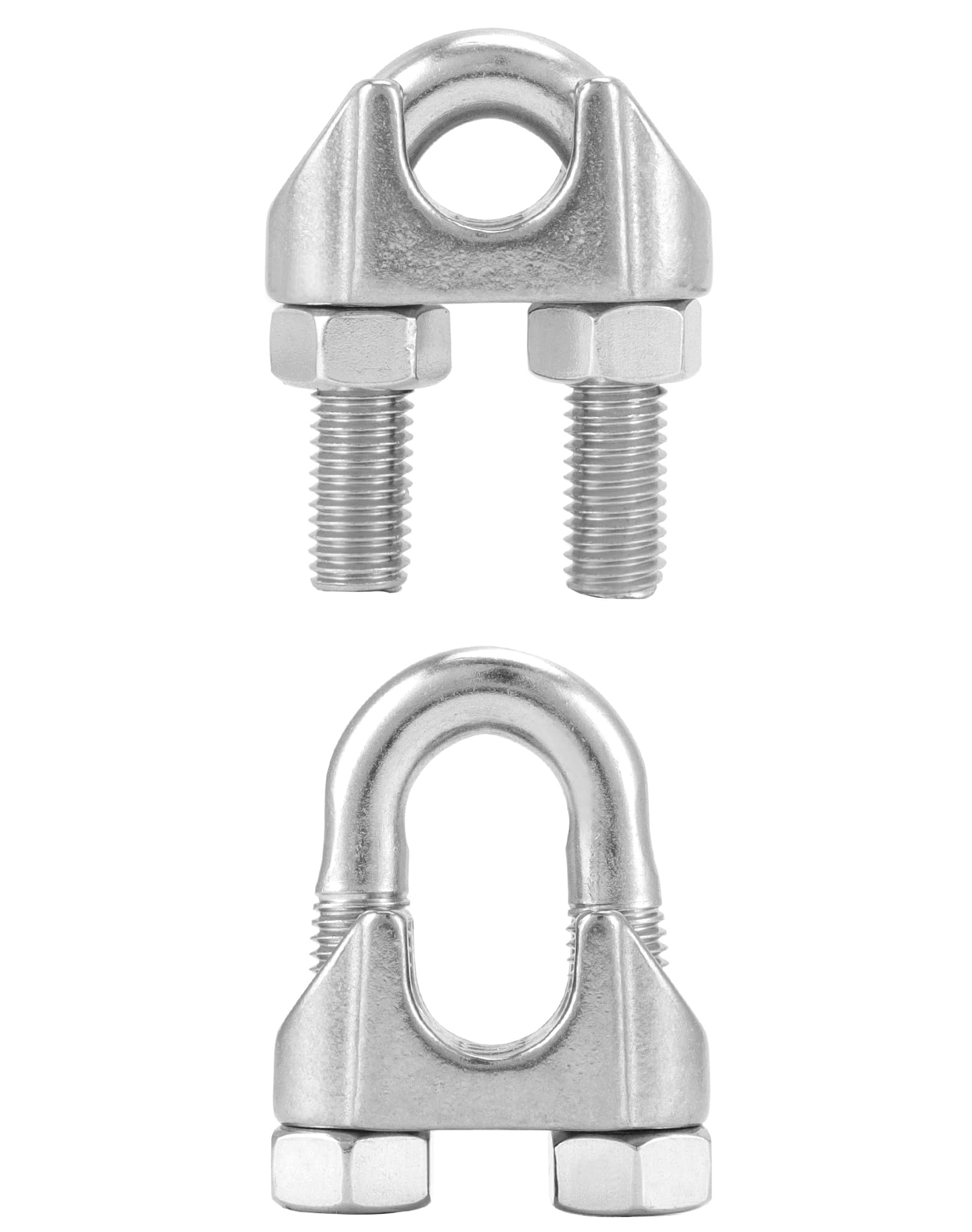 Lot de 10 crochets de toiture M6 x 25 x 75 mm en acier inoxydable 304 avec Waser et écrou pour fixation de tuiles de toit, boulons à crochet de fixation
