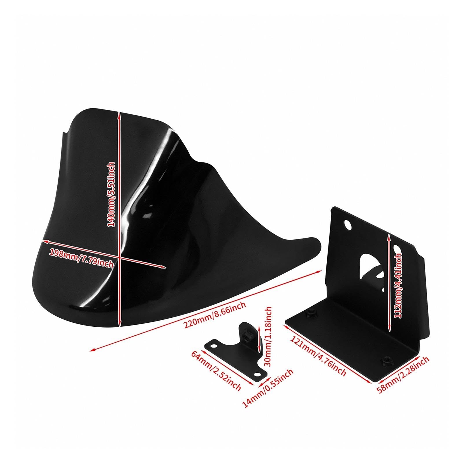Ersatz Universal Motorrad Kotflügel Für Sportster XL 883 1200 Iron