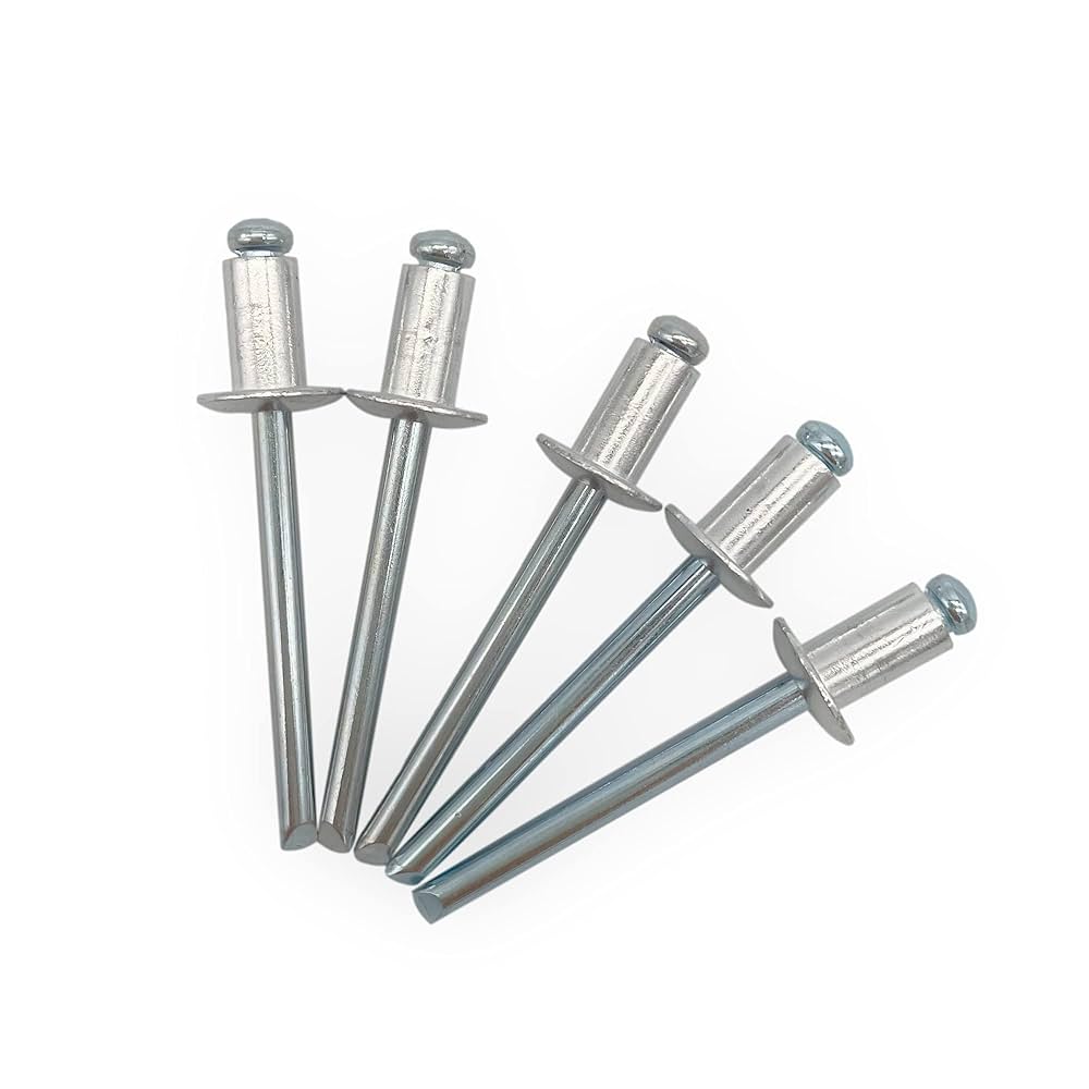Pop Blind Rivets Set, 210Pcs Aluminum Dome Large Flange Riveter