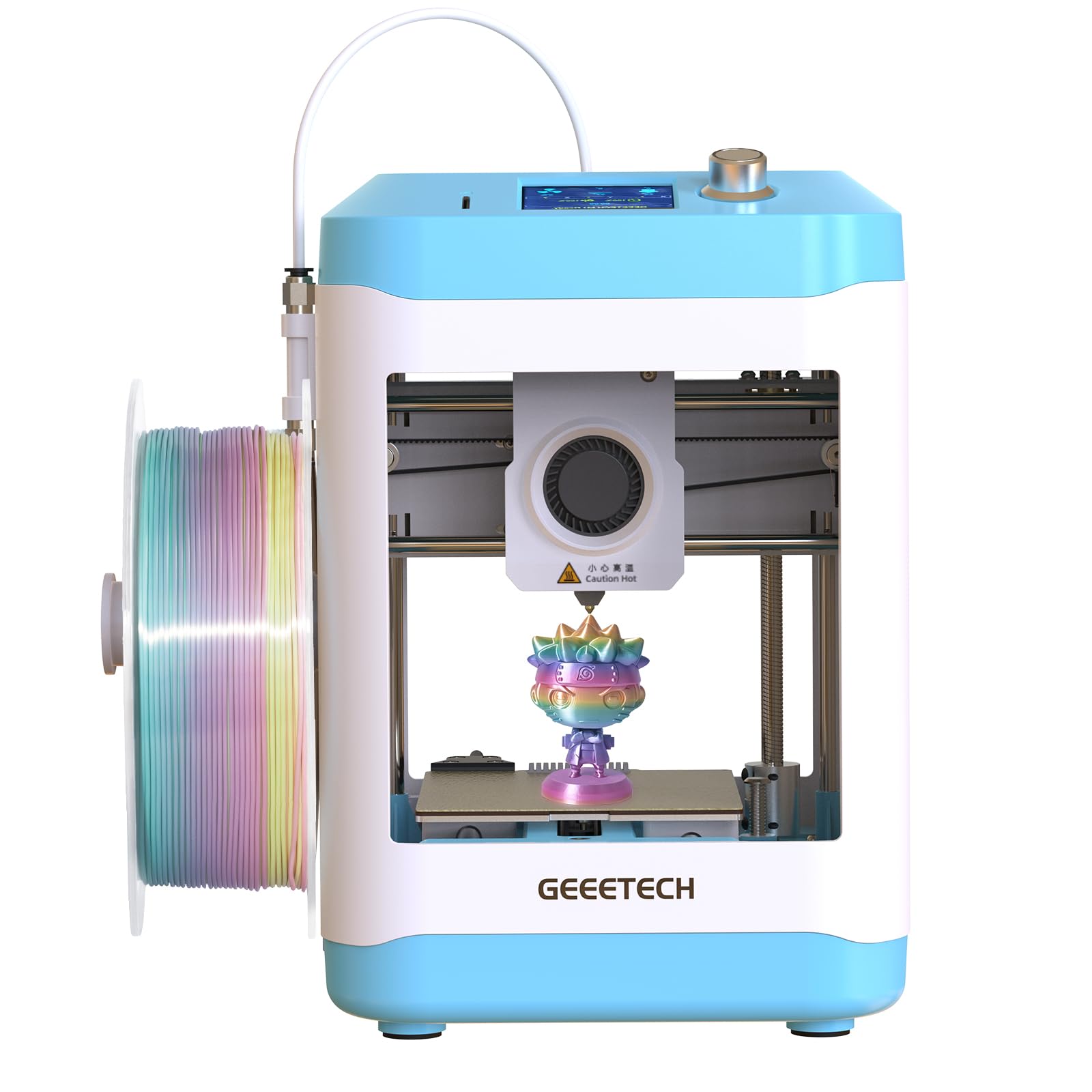 GIANTARM GEEETECH, stampante 3D M1, livellamento automatico, mini 3D per principianti, estrusore diretto, 250 mm/s, 100x110x100 mm