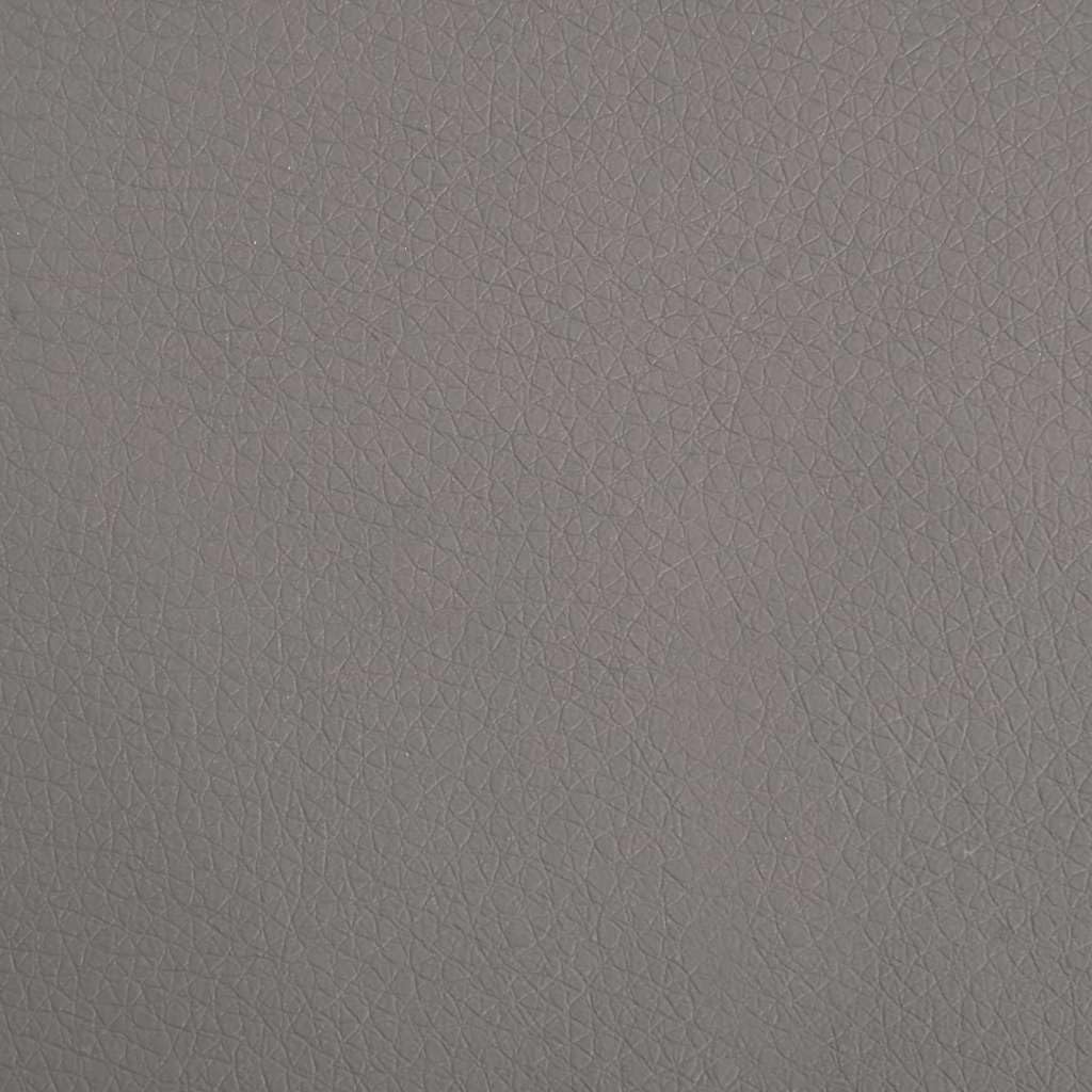 Hundebett Grau 70x45x30 cm Kunstleder Hundebetten Waschbar Hundebett, Hundekissen, für mittelgroße Hunde
