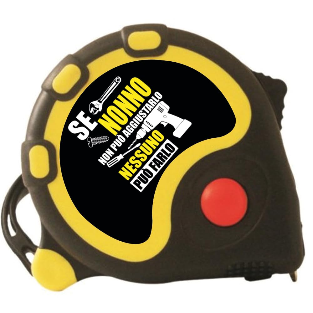 NERO Metro A Nastro Personalizzato Per Nonni - Regalo Perfetto