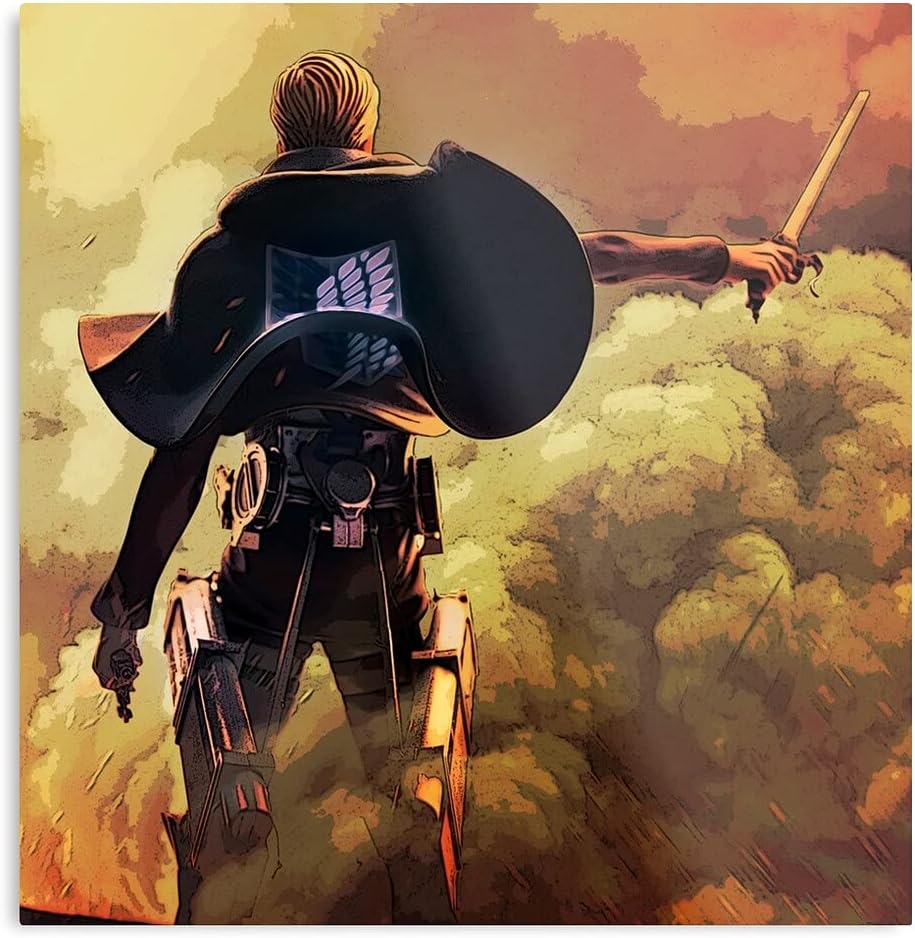 Attack Irwin Smiths Danchou Irvin Titan Erwin Commander The Best and Style Home Decor Wall Art Print Poster Customize
