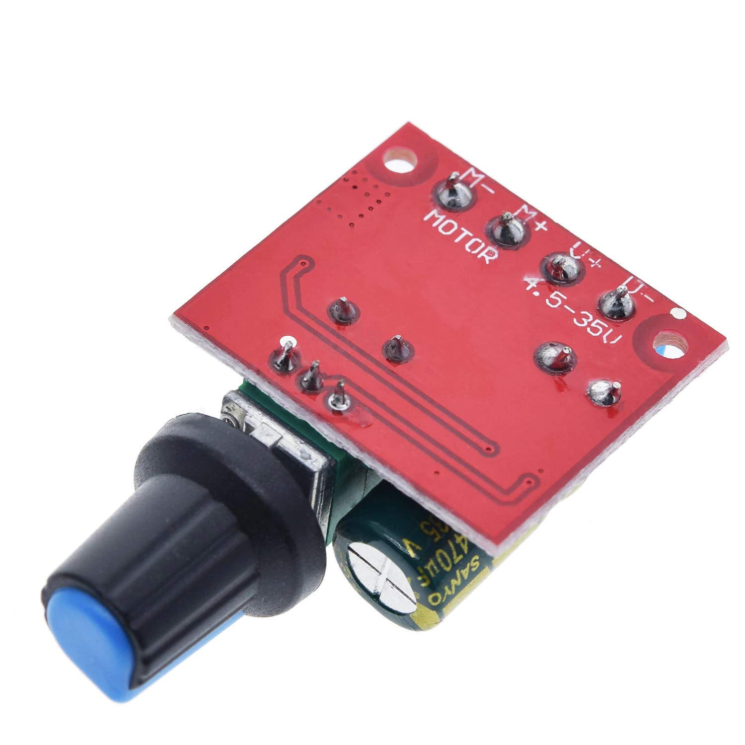 xcluma PWM DC Motor Controller 5V-35V 5A Switch Function LED dimmer Speed Control Module 1