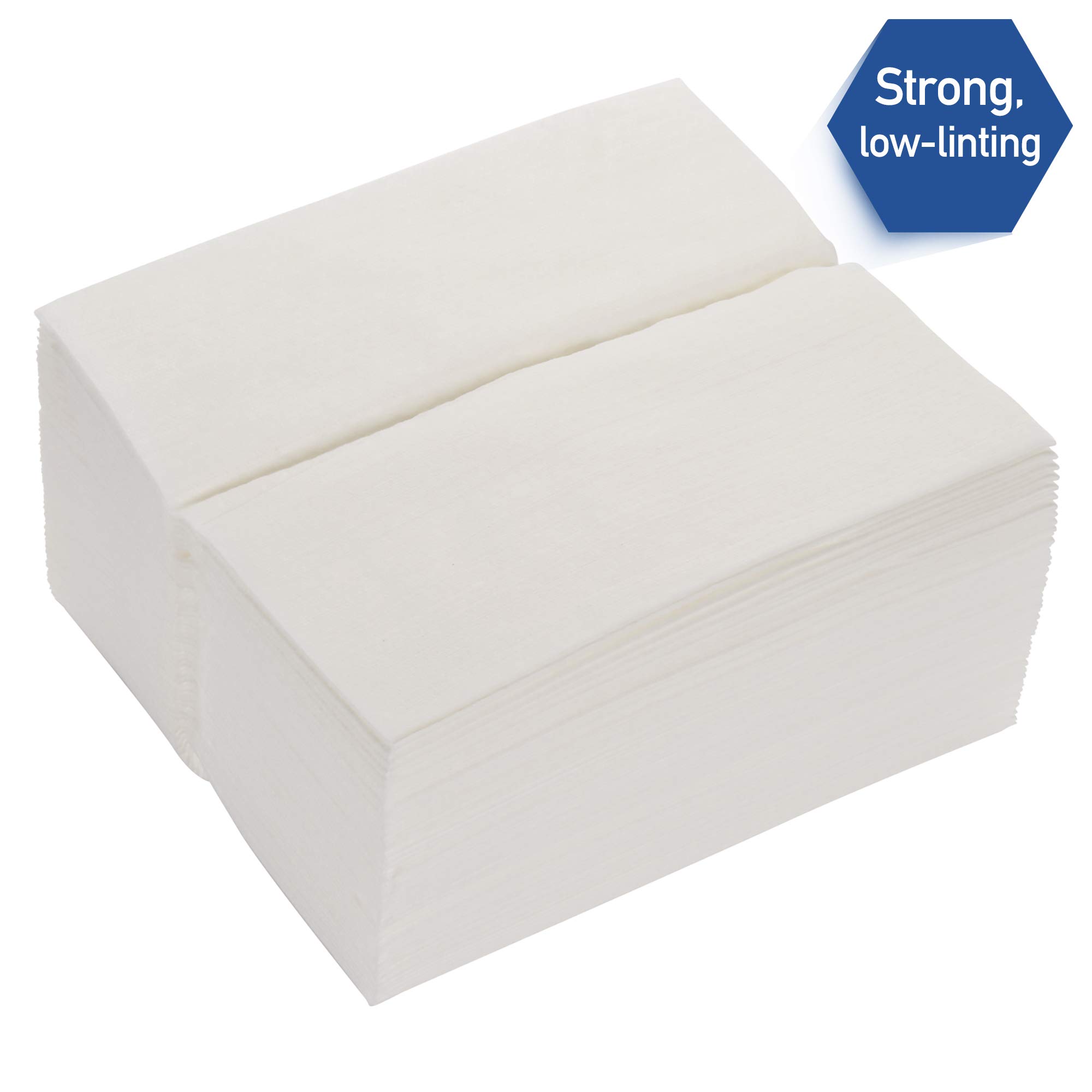 Carrés de toilette pliés absorbants Kimtech 7505 - 20 sachets de 50 formats, blancs