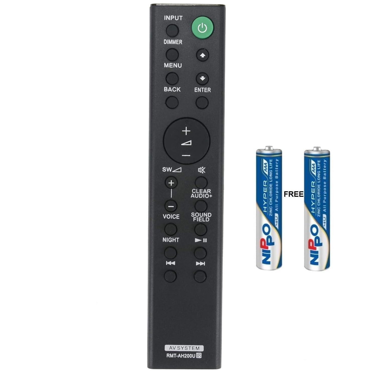 Compatible for Sony Soundbar Remote Control RMT-AH412U for HT-S700RF HT-S500RF HT-S20R HT-S100F (Please Match The Image with Your Old Remote) Black-image-43