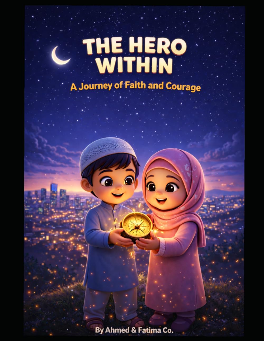 The Hero Within: A Cinematic Islamic Journey: A 31-Page Narrative Coloring Book for Muslim Children to Build Focus and Identity