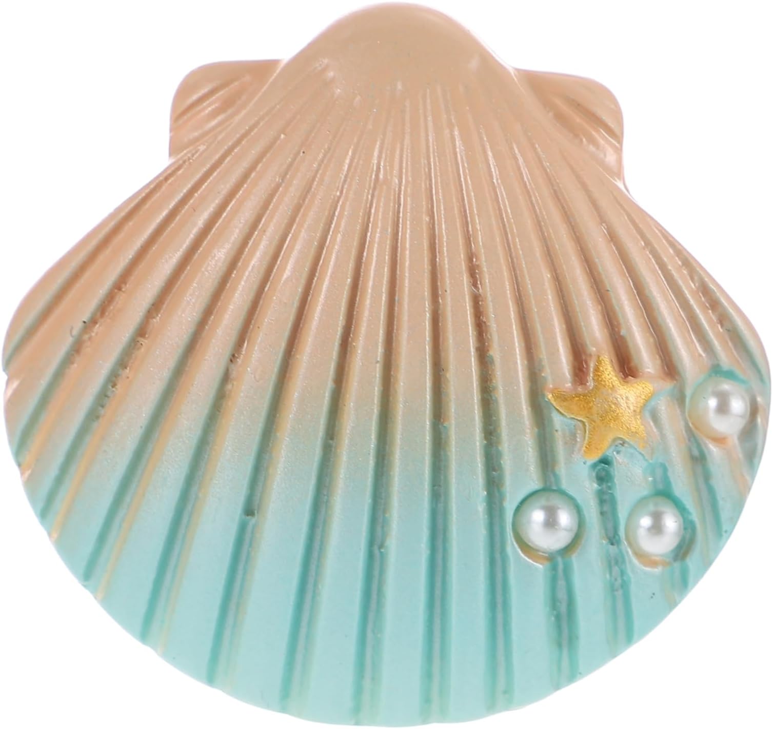 POPETPOP4pcs Simulated Pearl Shell Magnetic Locker Accessories Shell Fridge Ornament Office Decore House Accessories for Home Fridge Whiteboard Magnet for Phone Case Resin Sticker Ocean