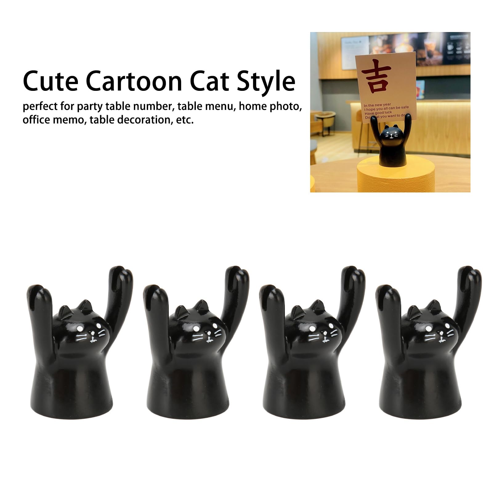 RRRuo Animal Photo Holder Memo Clips - 6 Piece Hedgehog & Elephant Note Holders For Desk, Wedding, Party Decor - View #14