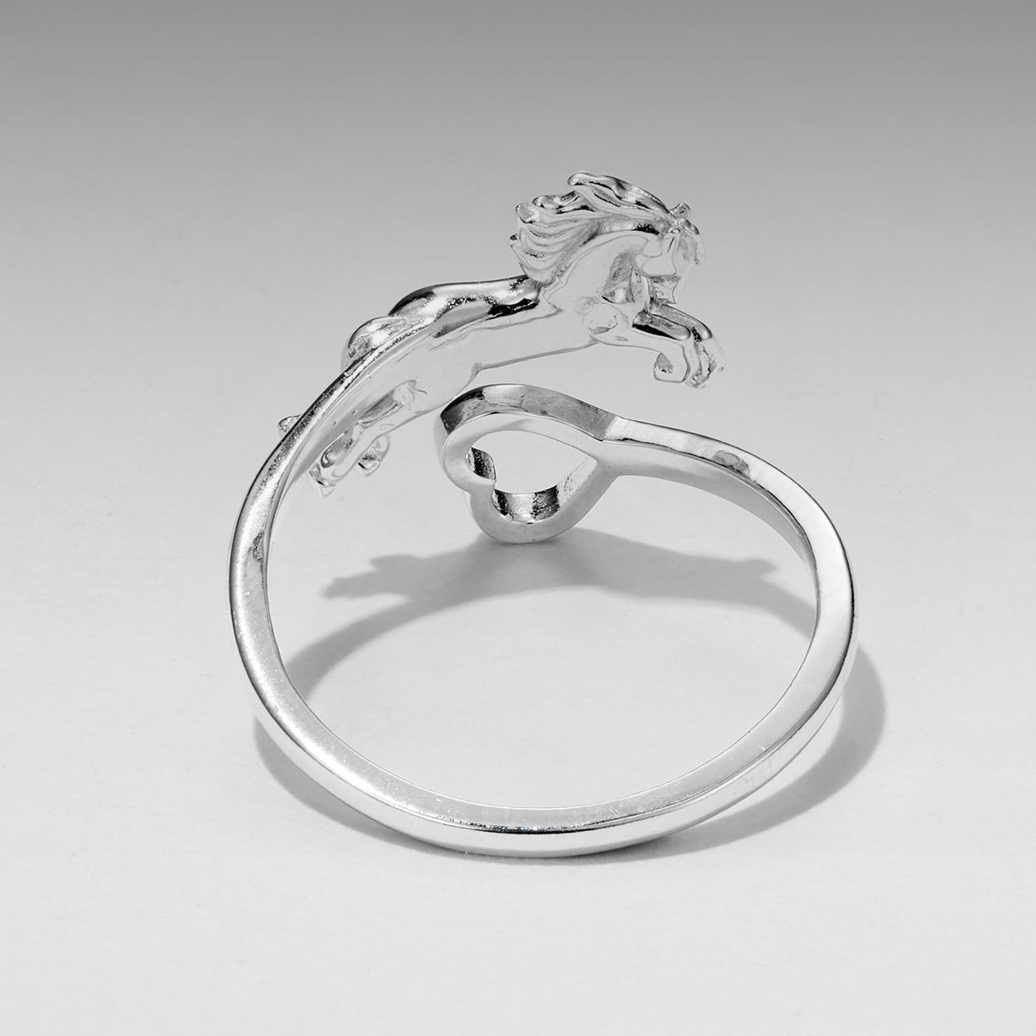 Caballo Anillo Abierto Plata De Ley Ring for Women, Sterling Silver