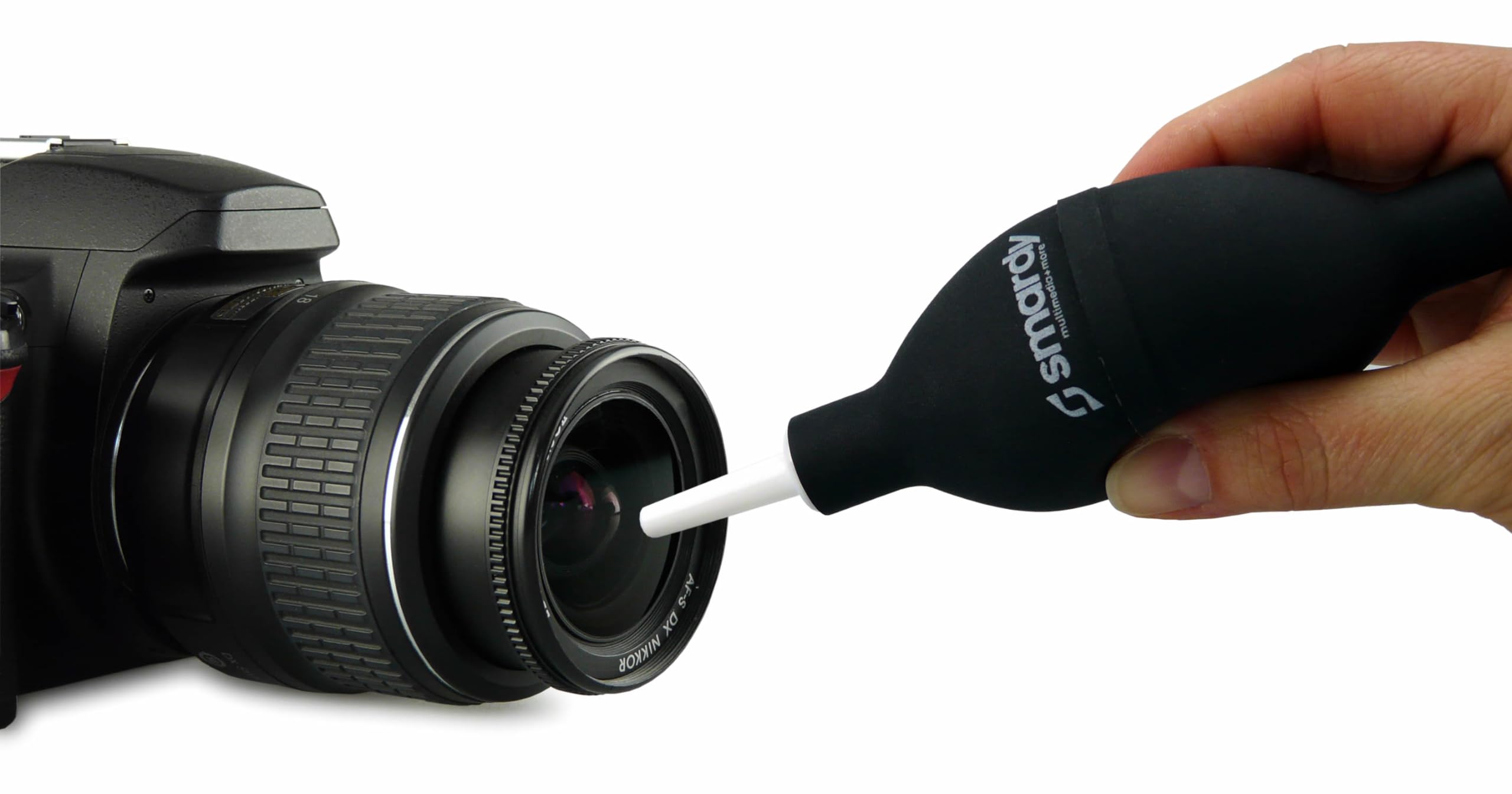 Soffietto Per Pulizia Fotocamera - Pompetta Soffiatore Polvere Per Obiettivi, Sensori E Tastiere - Nero/Blu - Foto 10