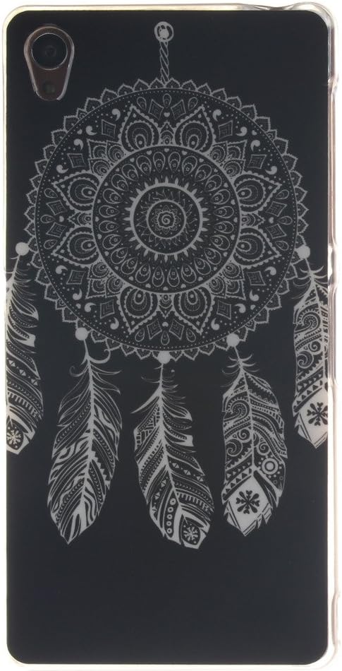 Case For Sony Xperia M4 Aqua,Ramidy Black wind chimes Printing Soft TPU Gel Silicone Clear Bumper Protectiove Skin Case Cover For Sony Xperia M4 Aqua