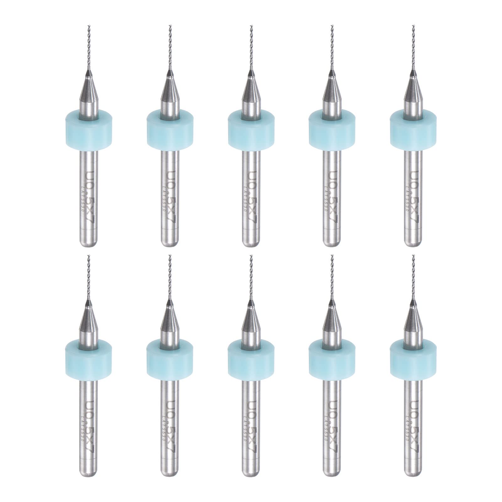 PCB Drill Bits Set - 1/8" Shank Tungsten Carbide -6