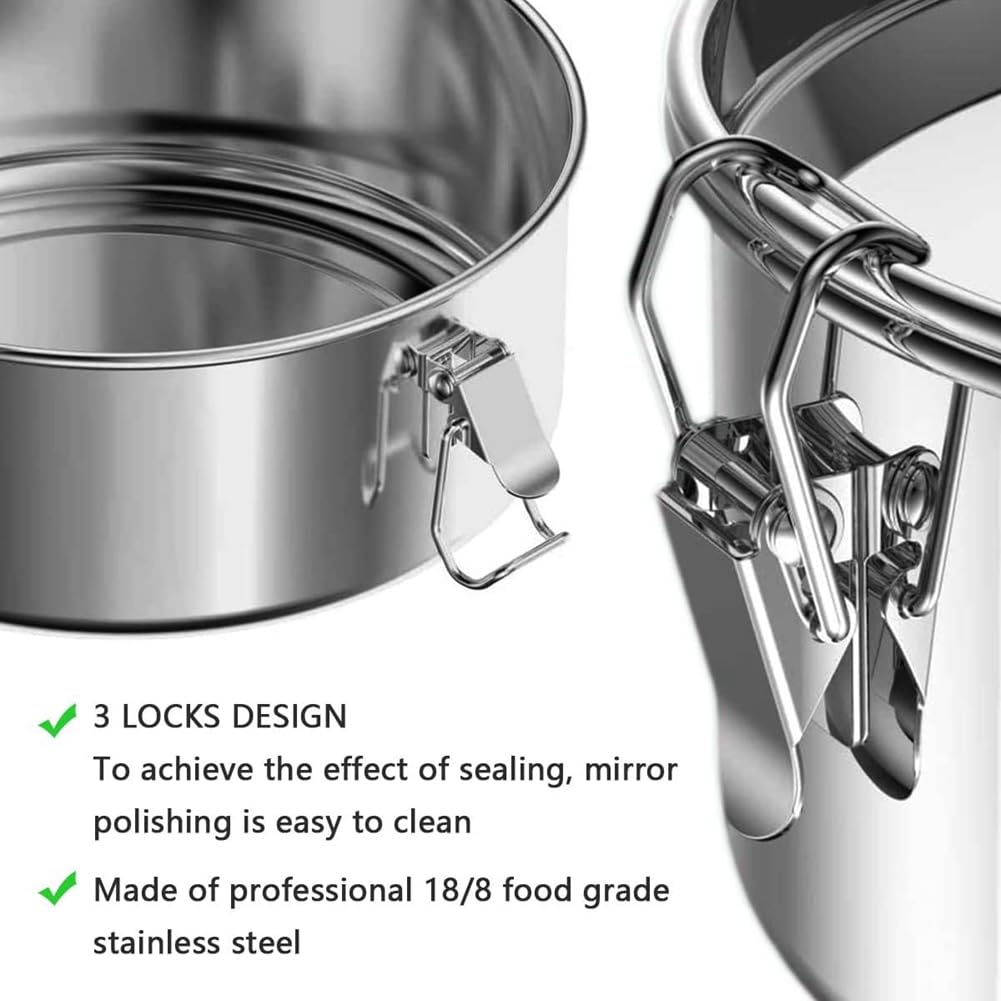 Molde para de 2.3 Cuartos, Molde para Flan de Acero Inoxidable con Tapa - -