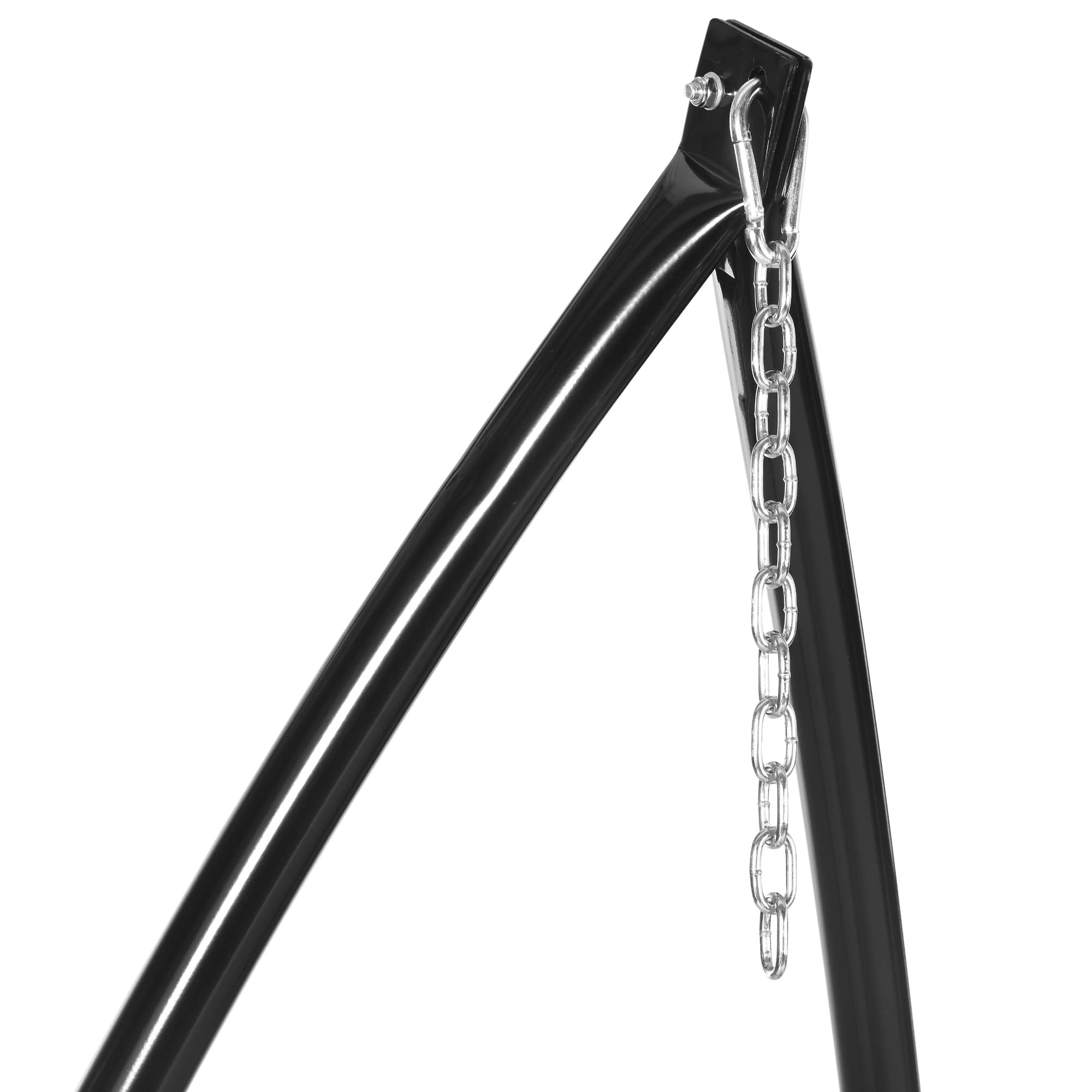 Outsunny Support Fauteuil Suspendu Pied Tablette réglable Charge 120 Kg