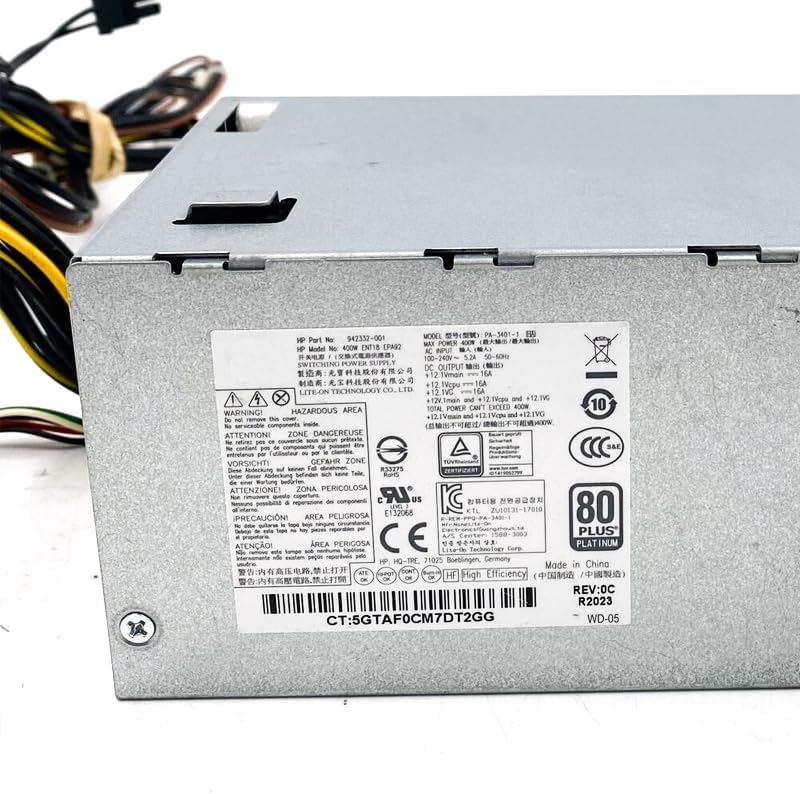 942332-001 Original for H P 86 89 280 480 400 600 800 G3 G4 G5 400W Power Supply PA-3401-1HA PA-3401-1 PCG007