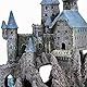 Penn-Plax Castle Aquarium-Dekoration, handbemalt mit realistischen Details, über 36,7 cm hoch, Teil B, 12.8 x 14.8 Inch
