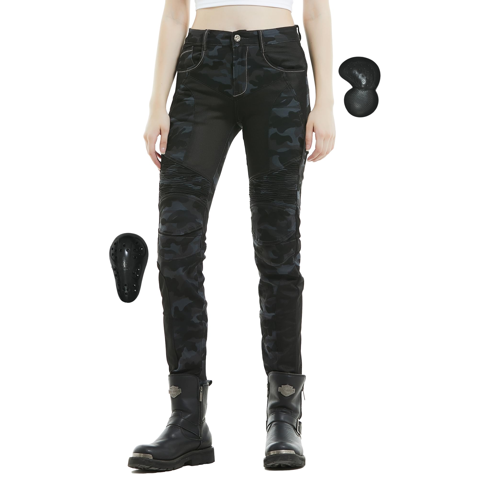 新品 春夏 メッシュ ライディングレザーパンツ ストレート Amazon | 春夏パンチングメッシュ 本革 レザーパンツ BOOTS OUT
