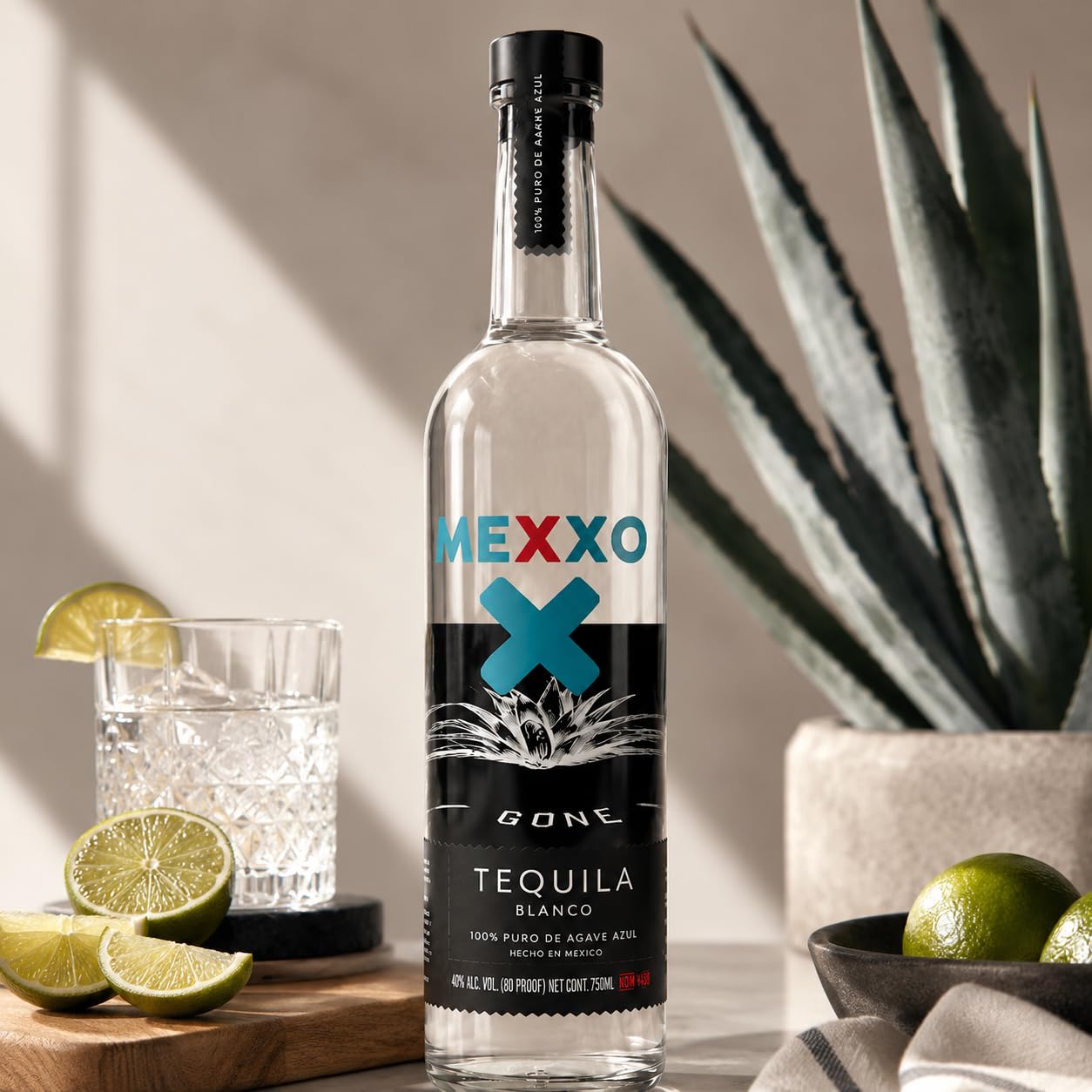 Mexxo Tequila Blanco | 100% Blue Weber Agave | Premium Mexican
