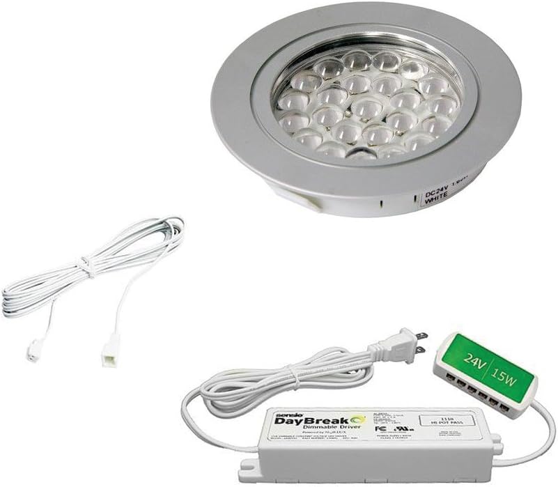 Transolid K-SA9005HDWW-591 Sensio Under-Cabinet Led Puck Lighting Kit (Dimmable)