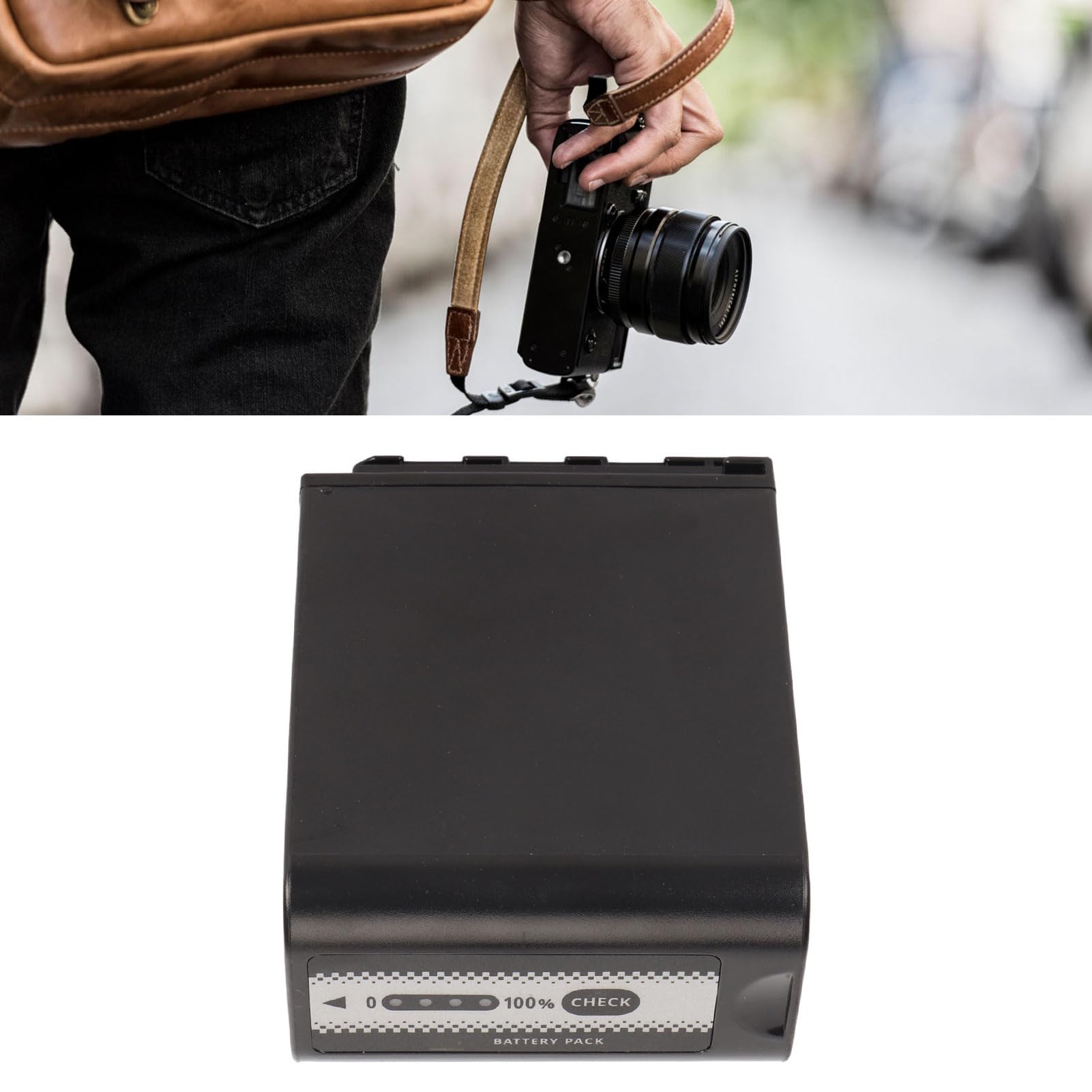Batteria Sostitutiva per Fotocamera da 10400 MAh con Design Ultra Sottile per MDH3 PX298 EVA1 DVX200 PV100 - Ideale per Viaggi e Sport All'aria Aperta