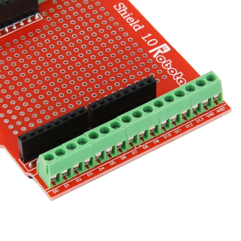Fenteer Modulo PCB Prototipazione Scheda di Espansione Shield Proto per Arduino Uno R3