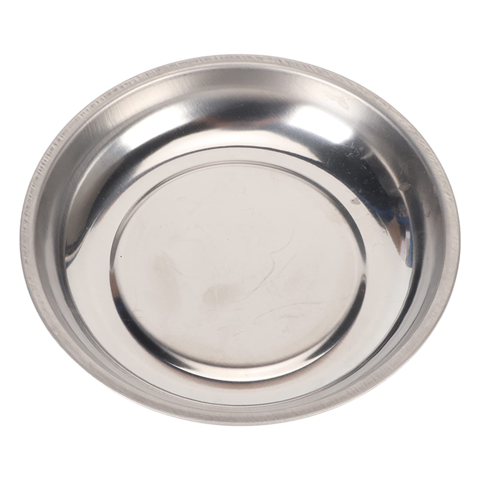 Tazza Magnetica per Ago, Porta Ago Magnetico, Leggera, Portatile, Forma Adorabile, Magnete Potente, Acciaio Inossidabile Liscio per Cucire (Rotondo (4,3x1,2 pollici))