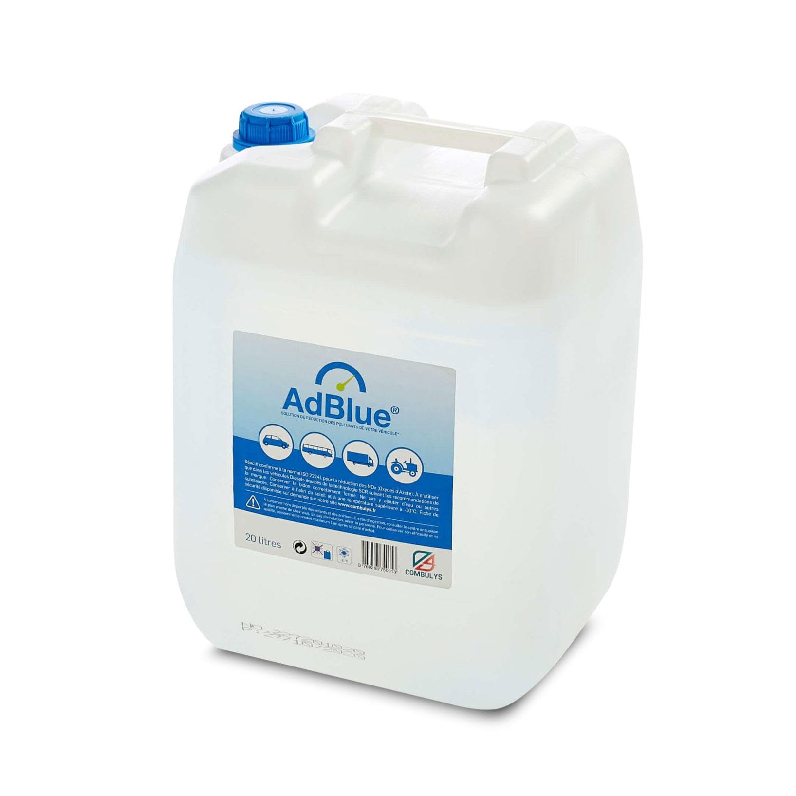 PALETTE 600 L AdBlue, 60 X 10 LITRES BEC VERSEUR, AD Blue/GPNox