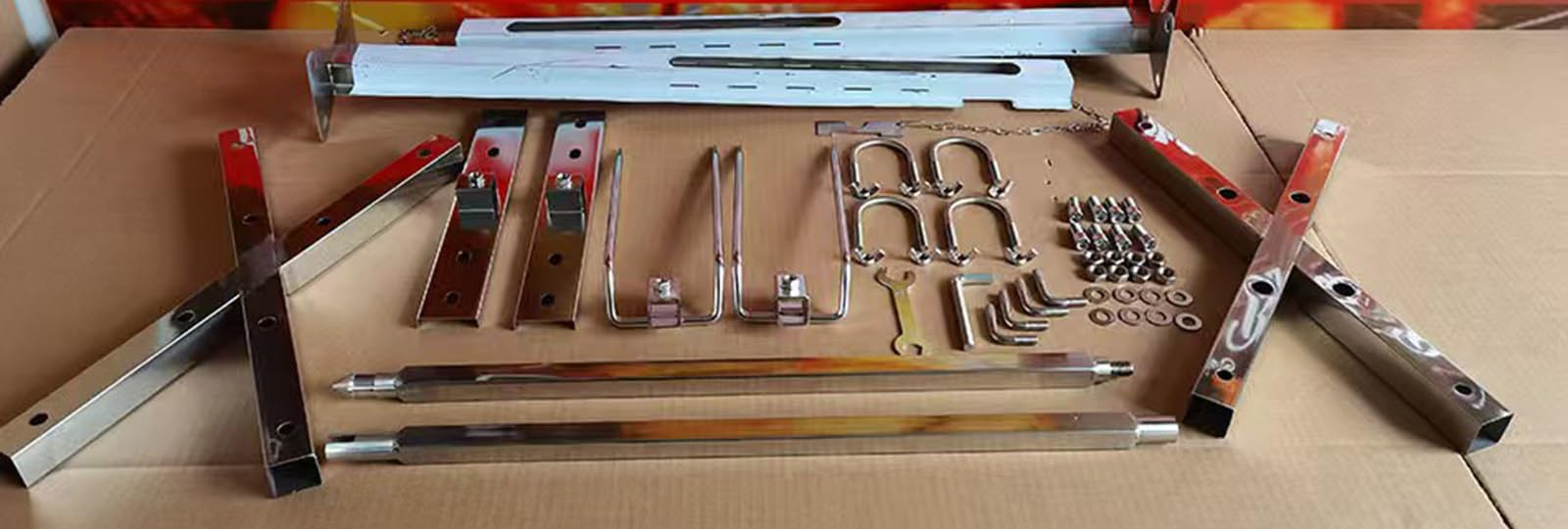 Zestaw do grilla elektrycznego ze stali nierdzewnej, regulowany widelec z silnikiem 15 W, na kemping na świeżym powietrzu, na imprezy z kurczakiem, świnką, jagnięciną i ogniskiem