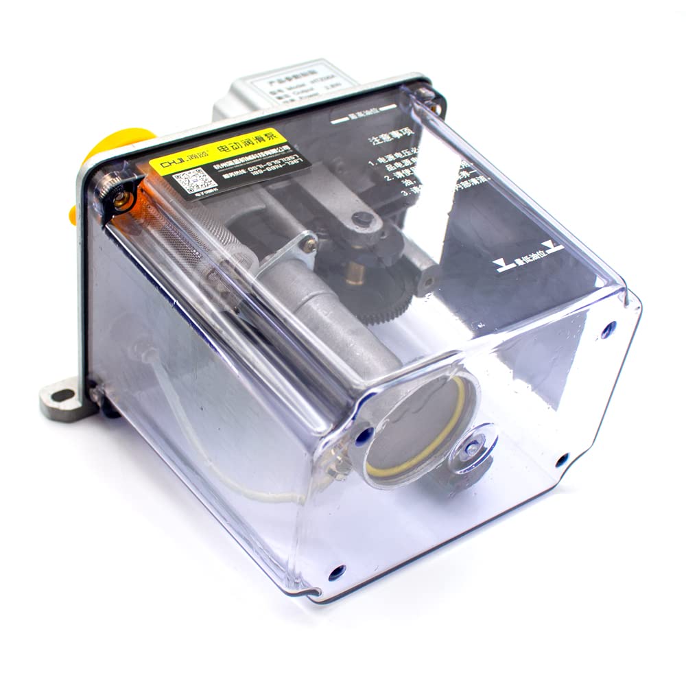 LeTkingok Elektrische Schmierölpumpe 220V 4L – Zahnradpumpe Für CNC & Werkzeugmaschinen, Doppelte Anzeige, Druckprüfung