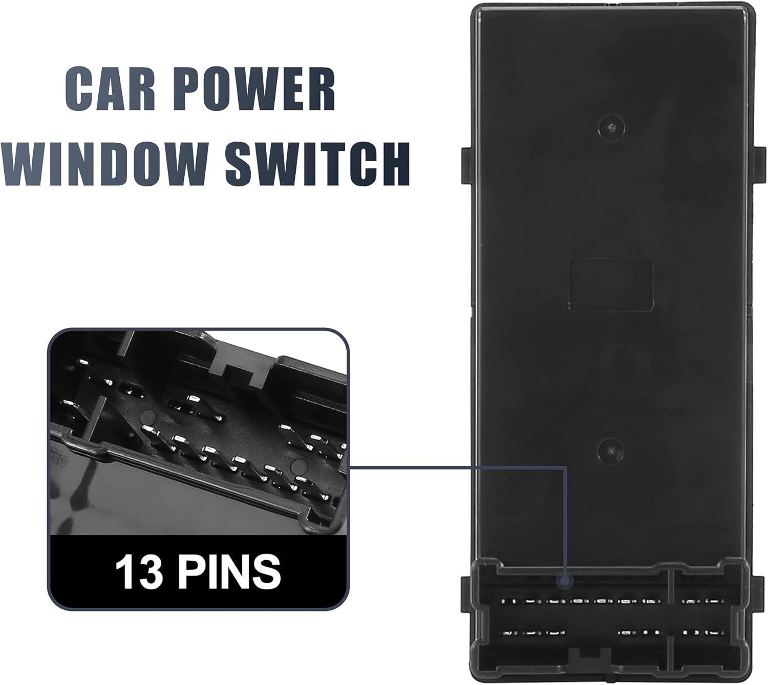 X AUTOHAUX Front Power Window Drivers Master Switch Replacement for Infiniti G37 Q60 Coupe for Infiniti G37 2008-2013 for Infiniti Q60 2014-2015 25401JL44A