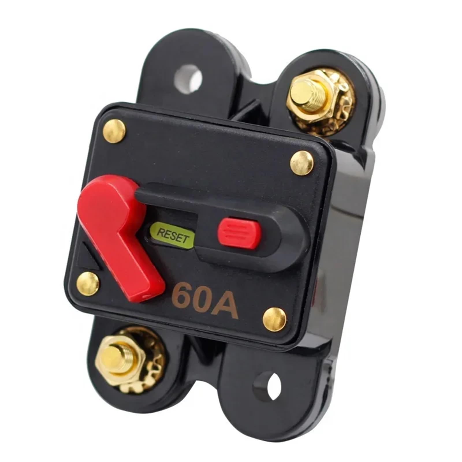 AVSBBYEPS 12V- 48VDC Waterproof 50A-150A Car Audio Marine Auto Circuit Breaker(30a)
