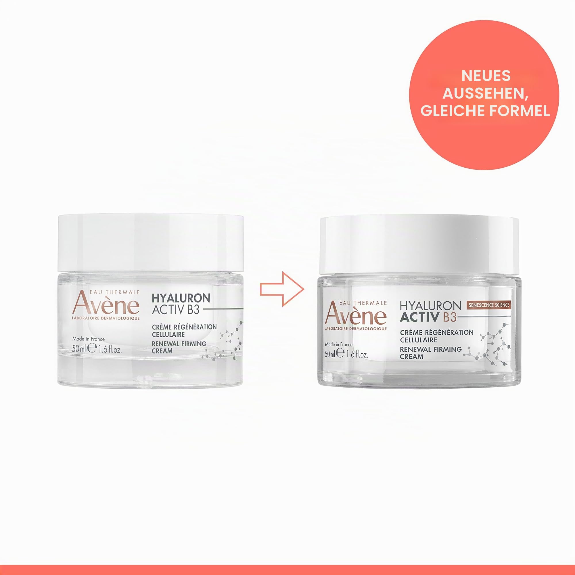 AVÈNE Hyaluron Activ B3 - Zellerneuernde Creme - Vegan - 50 ml