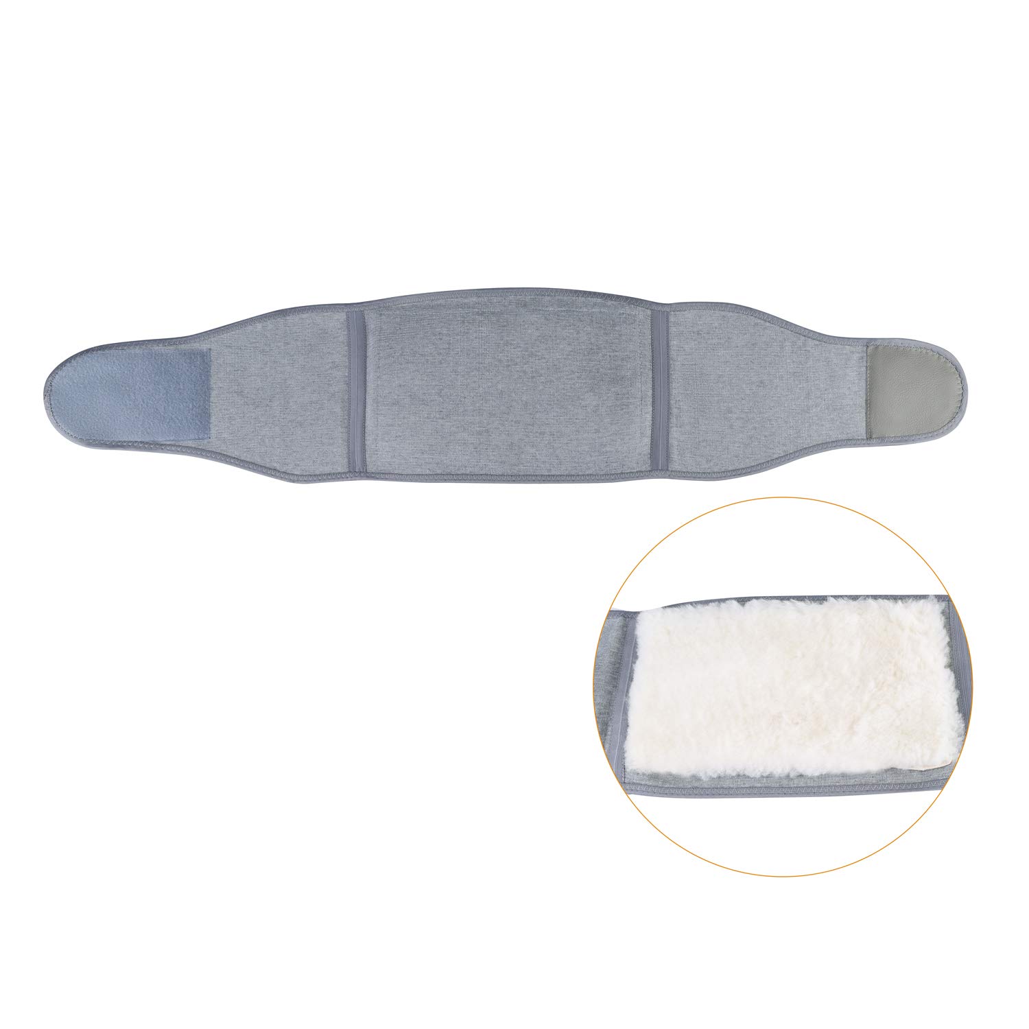 Ceinture Protection Lombaire Chaud Hiver Ceinture Auto Chauffante en Laine Ceinture Soutien Rein Dos Lombes Taille Elastique Protège Ceinture Abdominale pour Soulager Douleur Opération Homme Femme