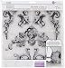 Prima Marketing Iron Orchid Designs Decor Clear Stamps -Trompel feet oeil 2, 12" x 12"