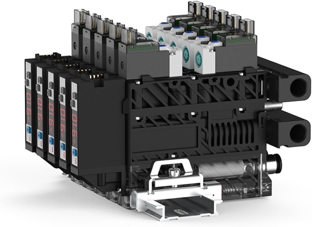 5-Unit Integrated Vacuum Generator with high Flow Rate, Power-Off Function, Vacuum Pressure Holding/Energy-Saving Suction and Rupture.(SZKP-866-SB-D05)