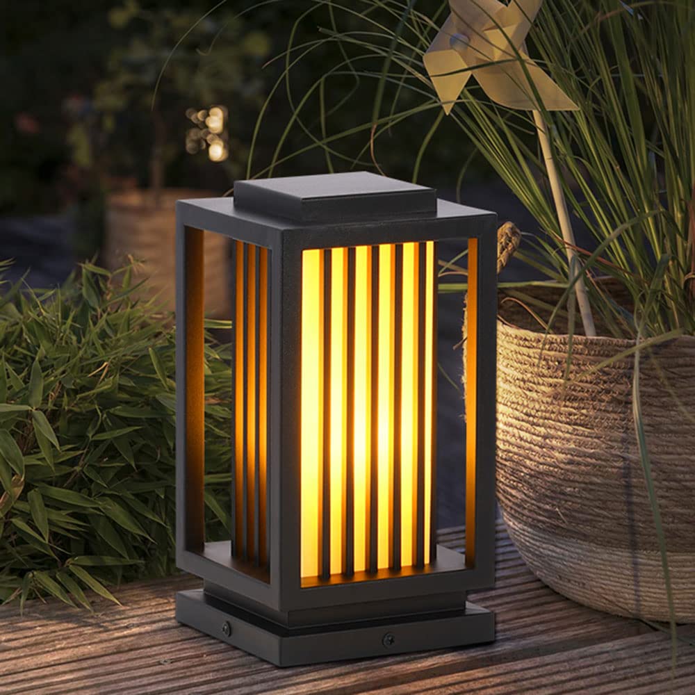 Zewnętrzne lampy podłogowe Oświetlenie zewnętrzne, lampa podłogowa Lampa podłogowa Cap Light z pokładem dokującym Wodoodporna Reflektor kolumnowy E27 Tradycyjny do ogrodu i ganku