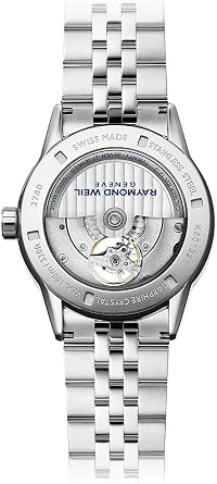 Raymond Weil Freelancer Men's Automatic Watch, Calibre RW1212, Visible Balance Wheel, Blue Dial with Indexes, Stainless Steel Bracelet, 42.5 mm (Model: 2780-ST-50001)