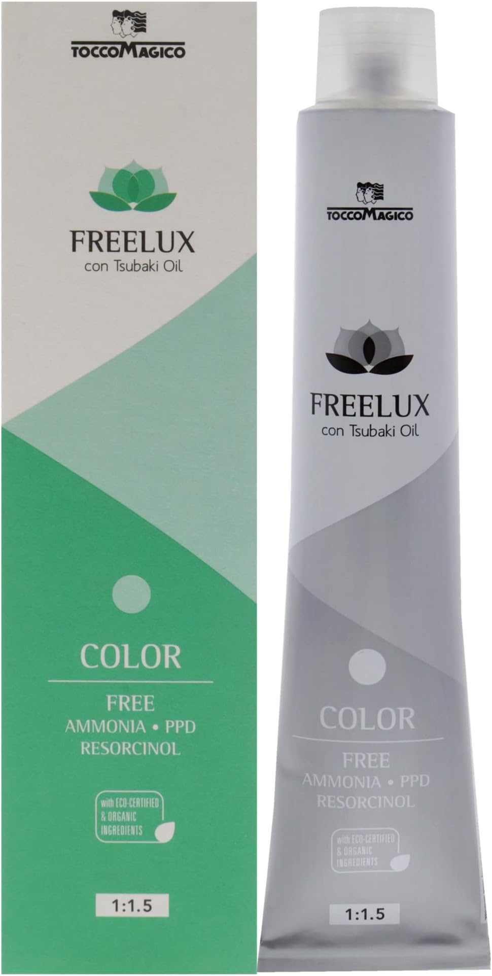 Tocco Magico Freelux Permanet Hair Color - 5.01 Light Cool Chestnut Hair Color Unisex 3.38 oz
