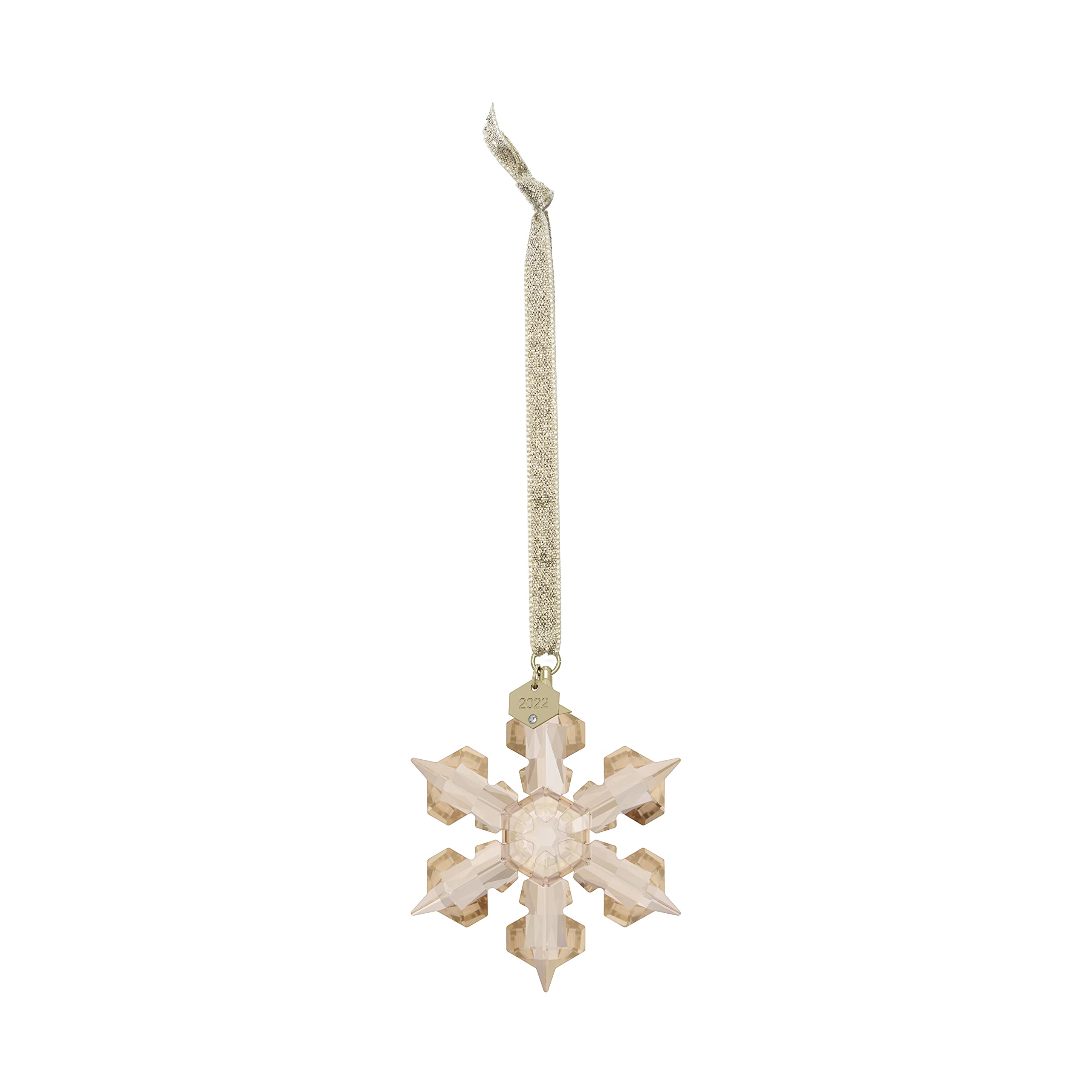 Amazon.com: Swarovski Annual Edition Snowflake Ornament, Gold-Tone