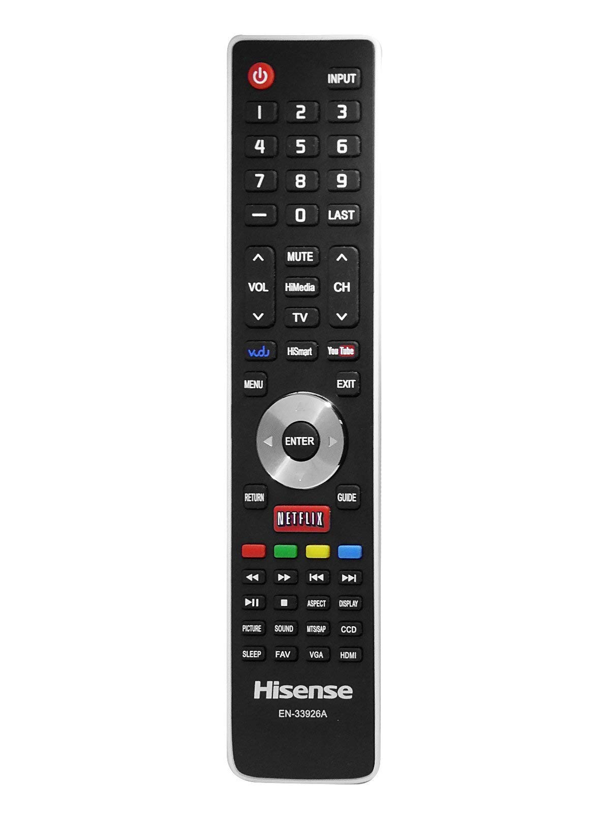 Amazon.com: Hisense EN-33926A Remote for Select Hisense/Sharp TVs