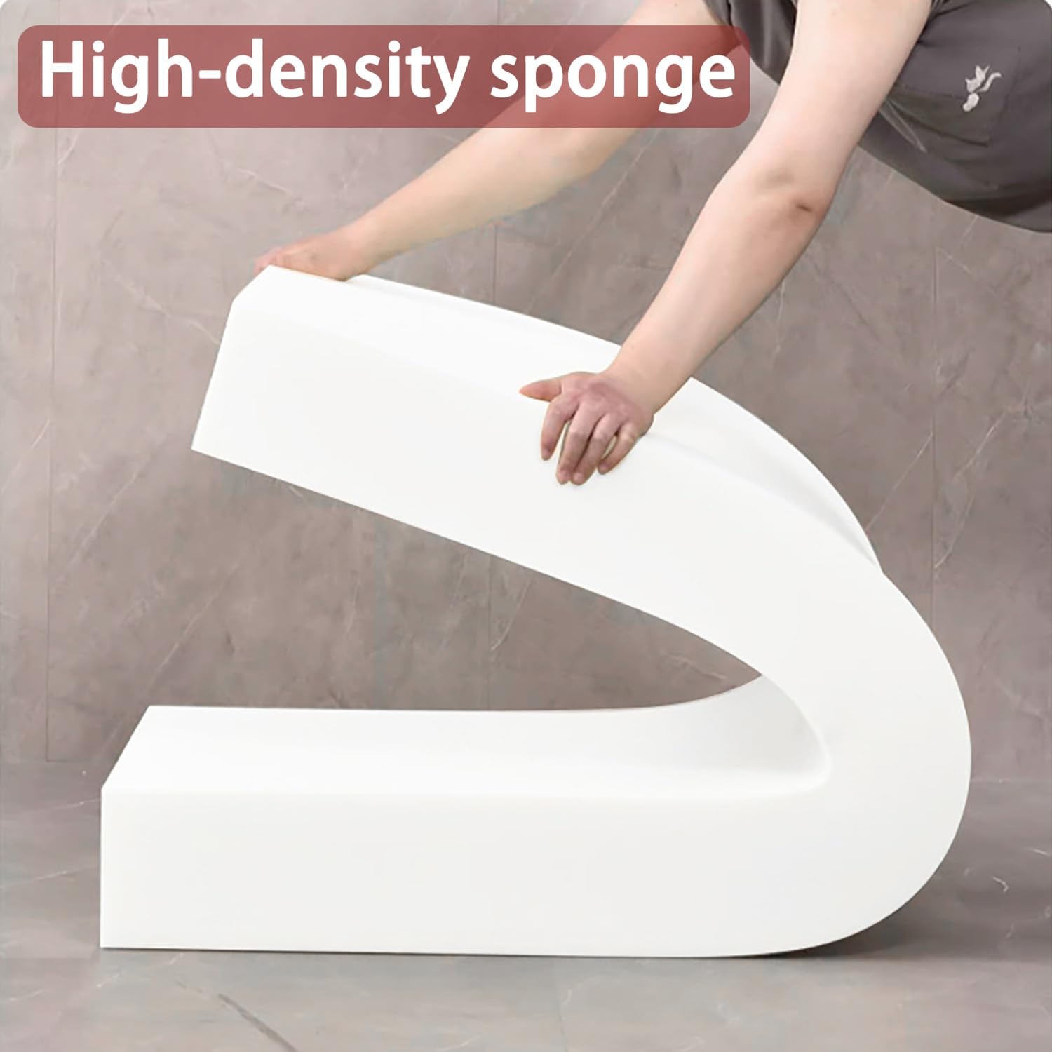 Bettlückenfüller für Matratze 90-220cm, 45D High-Density Schaumstoff Matratzenverlängerung gegen Herausfallen von Kissen, Abnehmbarer Waschbarer Bezug, Ideal für Kopfteil Wand(Dunkelgrau,190x20x30cm)