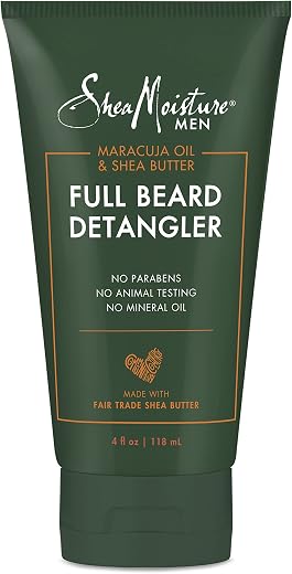 Shea Moisture Mens Full Beard Detangler, All Natural ingredients, Maracuja Oil &amp; Shea Butter.