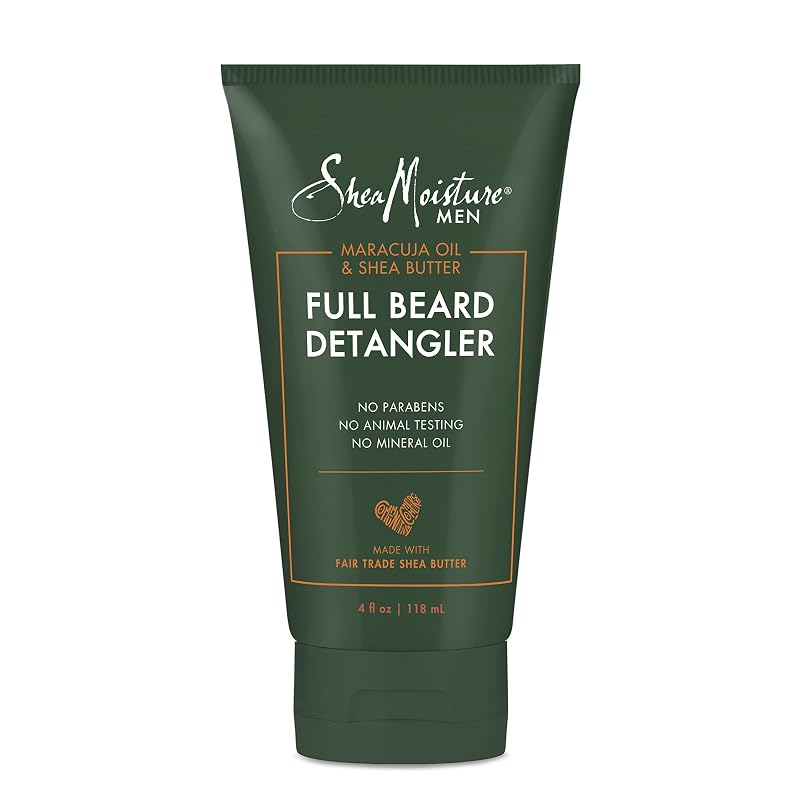 Condicionador desembaraçante para barba SheaMoisture com óleo de maracujá e manteiga de karité, sem parabenos, 113 g