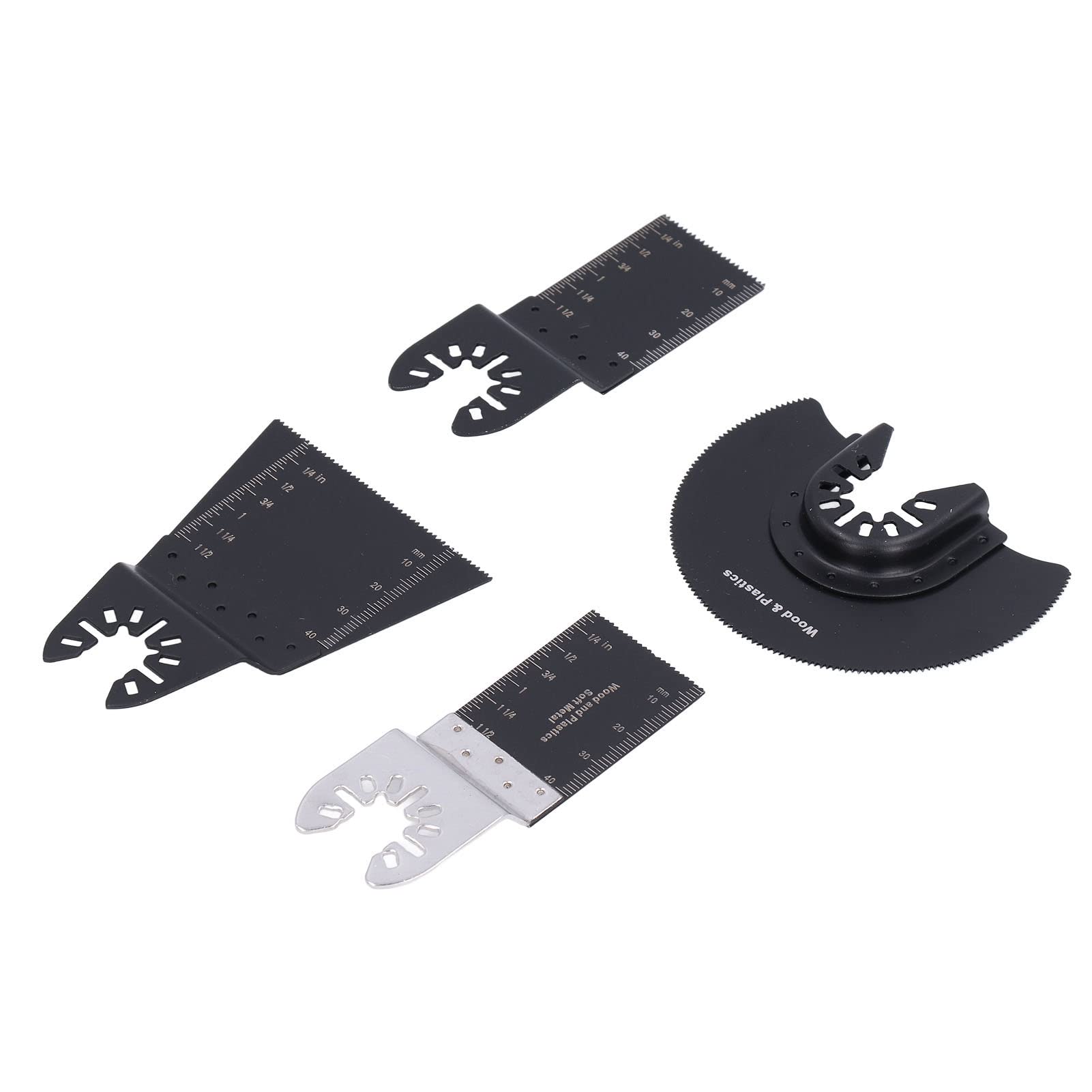 20 lame oscillanti universali per seghe oscillanti, per legno, metallo, multiutensile oscillante, a sgancio rapido, ideali per tagliare legno, metallo e plastica in progetti fai da te e