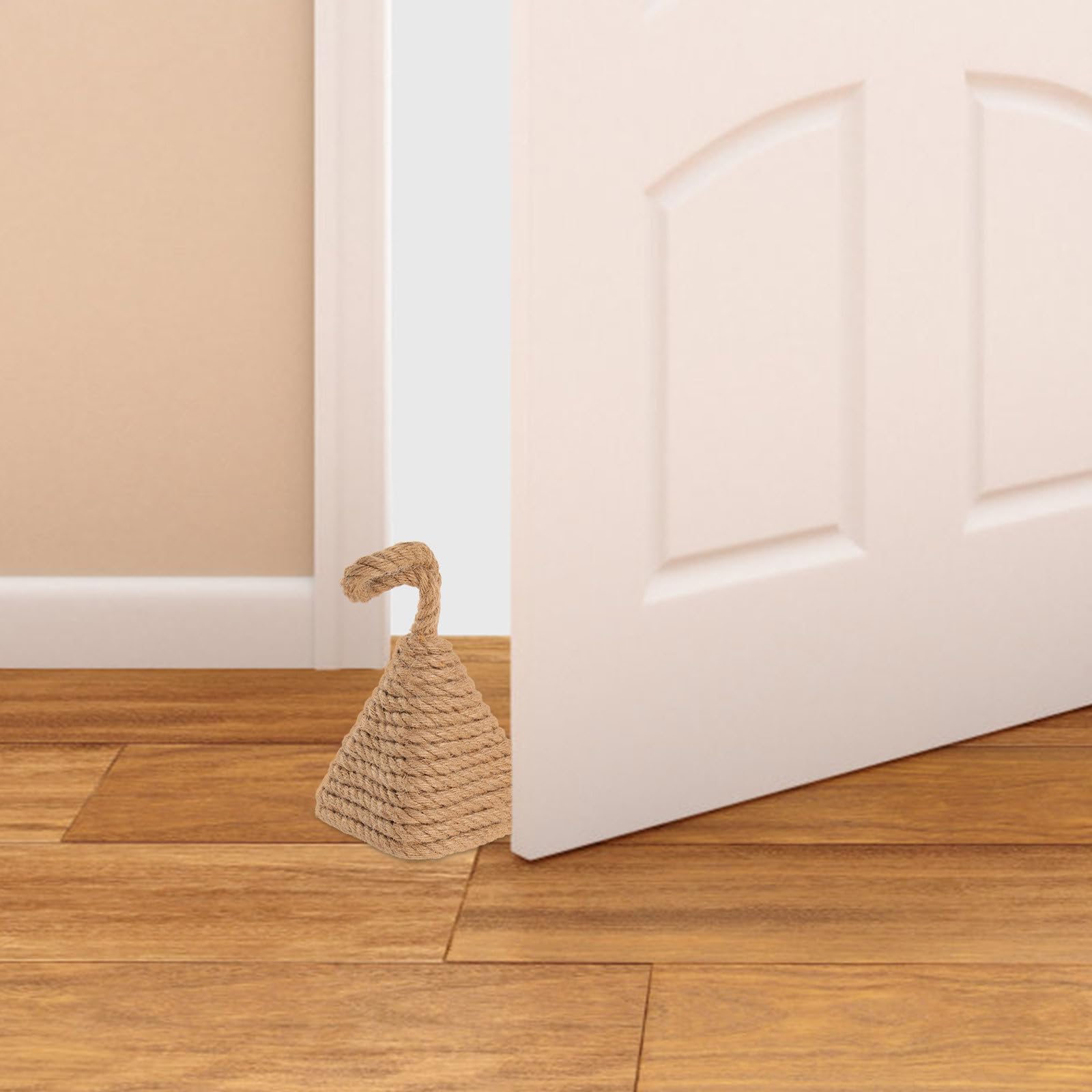 LIFKOME Fermaporta Decorativo a Palla Intrecciata in Cotone e Lino