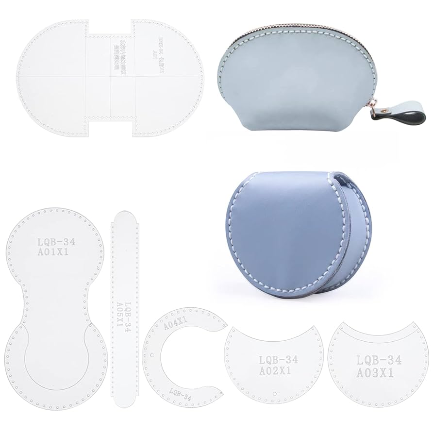 Amazon | WADORN 2 スタイル 財布作成型紙パターン アクリル